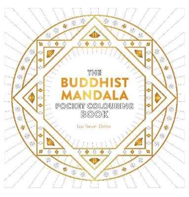 Book cover for The Buddhist Mandala Pocket Colouring Book