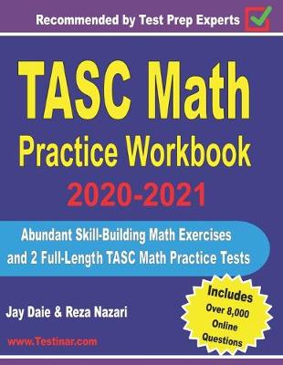 Book cover for TASC Math Practice Workbook 2020-2021