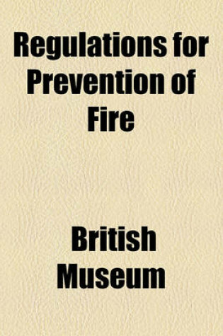 Cover of Regulations for Prevention of Fire