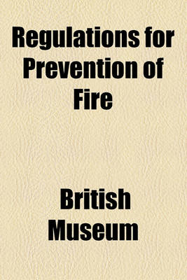 Book cover for Regulations for Prevention of Fire