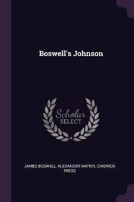 Book cover for Boswell's Johnson