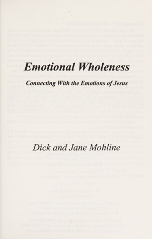 Cover of Emotional Wholeness