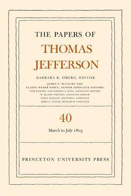 Cover of The Papers of Thomas Jefferson, Volume 40