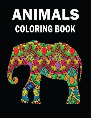 Book cover for Animals Coloring Book