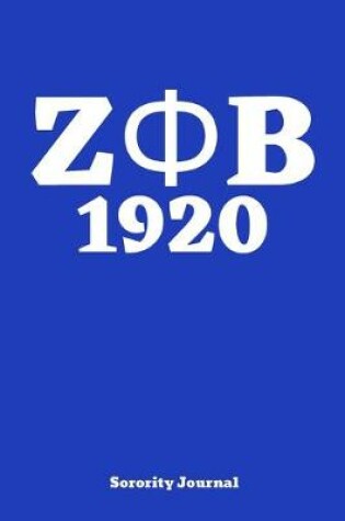 Cover of ZΦB 1920 Sorority Journal