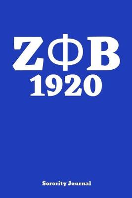 Book cover for ZΦB 1920 Sorority Journal