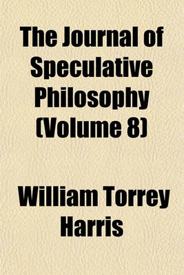 Book cover for The Journal of Speculative Philosophy (Volume 8)