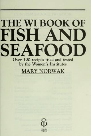 Book cover for Women's Institute Book of Fish and Seafood