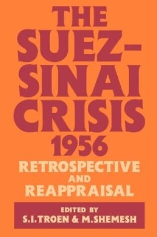 Cover of The Suez-Sinai Crisis