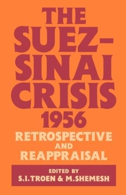 Book cover for The Suez-Sinai Crisis