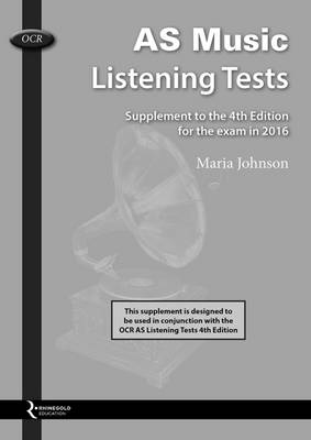 Book cover for OCR AS Music Listening Tests Supplement