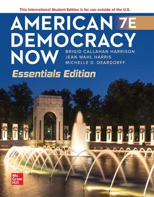 Book cover for ISE American Democracy Now, Essentials