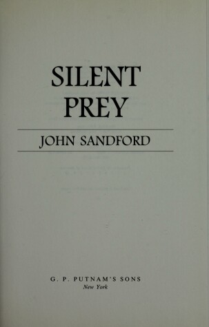 Silent Prey by John Sandford