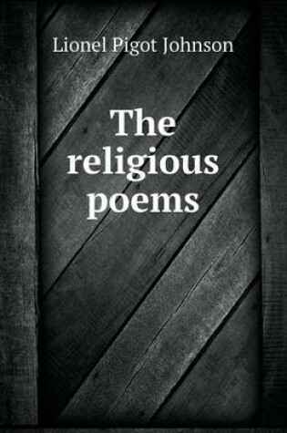 Cover of The religious poems