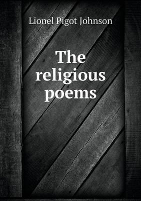 Book cover for The religious poems