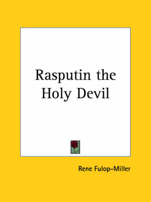 Book cover for Rasputin the Holy Devil