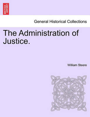 Book cover for The Administration of Justice.