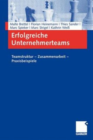 Cover of Erfolgreiche Unternehmerteams