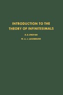 Book cover for Introduction to the Theory of Infinitesimals