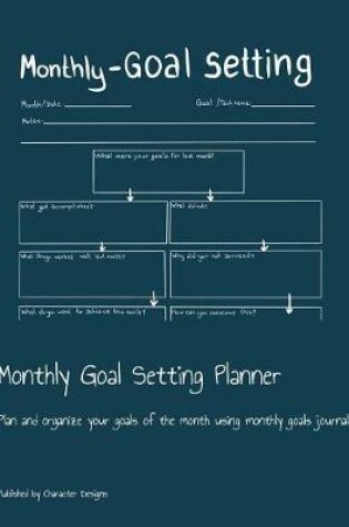 Cover of Monthly Goal Setting Planner