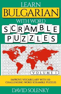 Book cover for Learn Bulgarian with Word Scramble Puzzles Volume 1