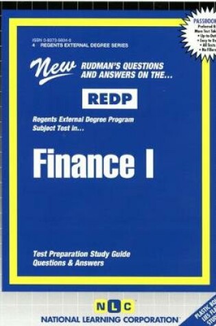 Cover of FINANCE I