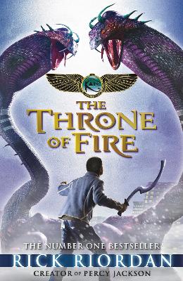 Book cover for The Throne of Fire