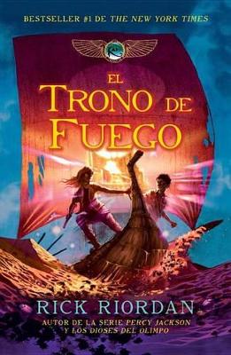 Book cover for El Trono de Fuego