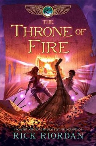 Cover of Kane Chronicles, The, Book Two: Throne of Fire, The-Kane Chronicles, The, Book Two