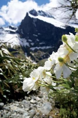 Book cover for Flowers and Mountains at Milford Sound, New Zealand Journal