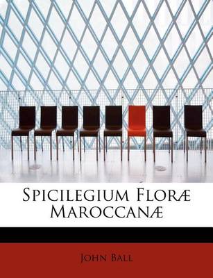 Book cover for Spicilegium Florae Maroccanae