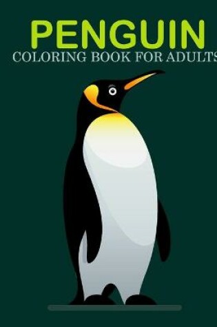 Cover of Penguin coloring book for adults