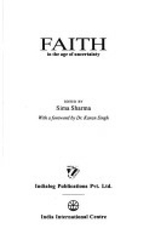 Cover of Faith