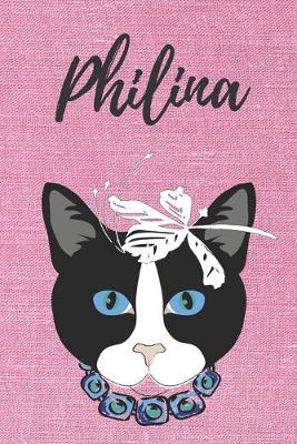 Book cover for Philina Katzen Notizbuch / Malbuch / Tagebuch / Journal / DIN A5 / Geschenk