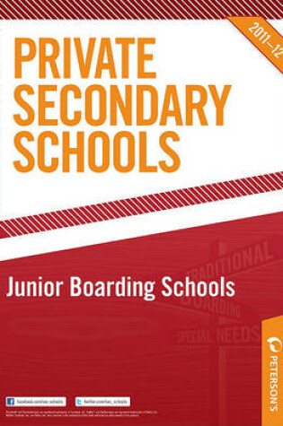 Cover of Private Secondary Schools: Junior Boarding Schools