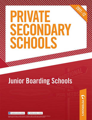 Book cover for Private Secondary Schools: Junior Boarding Schools