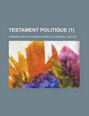 Book cover for Testament Politique (1 )