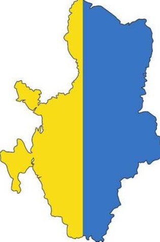 Cover of Ukranian Flag in the Shap of Ukraine