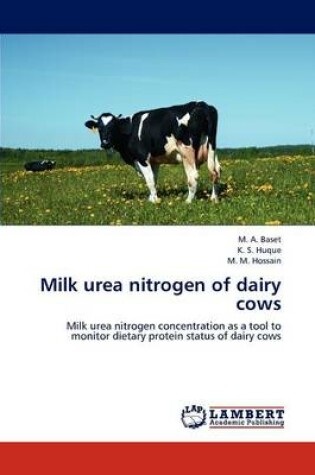 Cover of Milk urea nitrogen of dairy cows