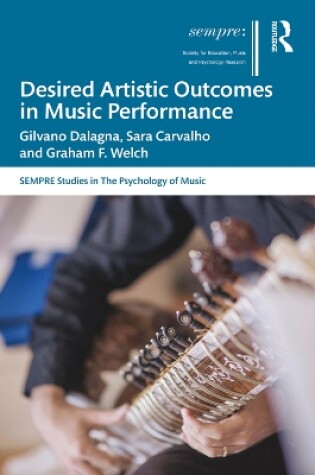 Cover of Desired Artistic Outcomes in Music Performance