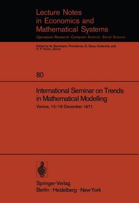 Book cover for International Seminar on Trends in Mathematical Modelling