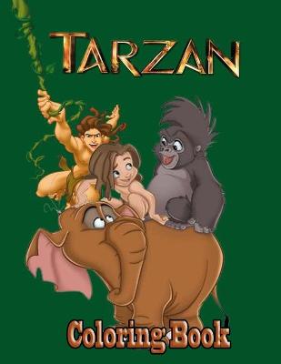 Book cover for Tarzan Coloring Book