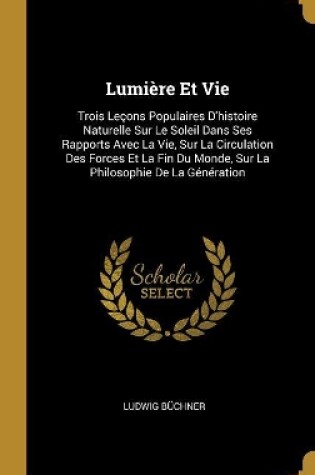 Cover of Lumière Et Vie