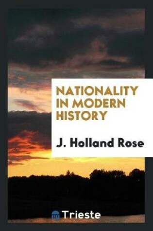 Cover of Nationality in Modern History