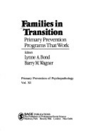 Cover of Families in Transition