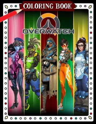 Book cover for Overwatch Coloring Book