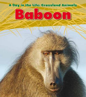 Book cover for Day in the Life Grassland Animals Baboon