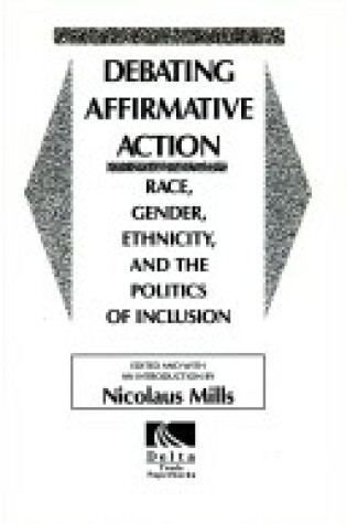 Cover of Debating Affirmative Action