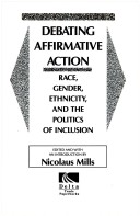 Book cover for Debating Affirmative Action