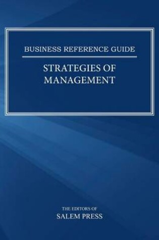 Cover of Strategies of Management